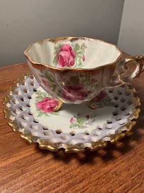 Vintage Napco Teacup and Saucer